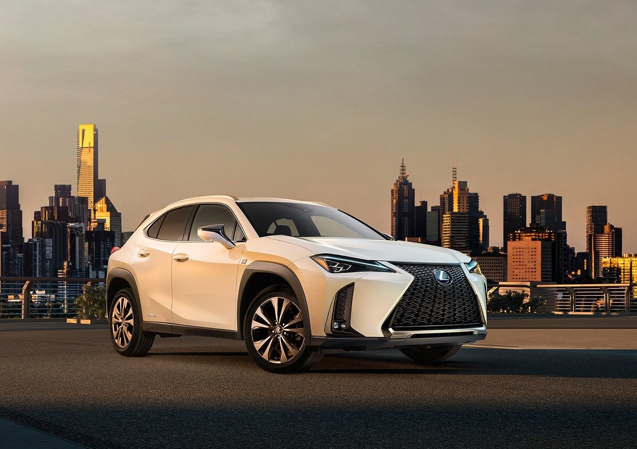 Lexus UX200 exterior - Front Right Angled