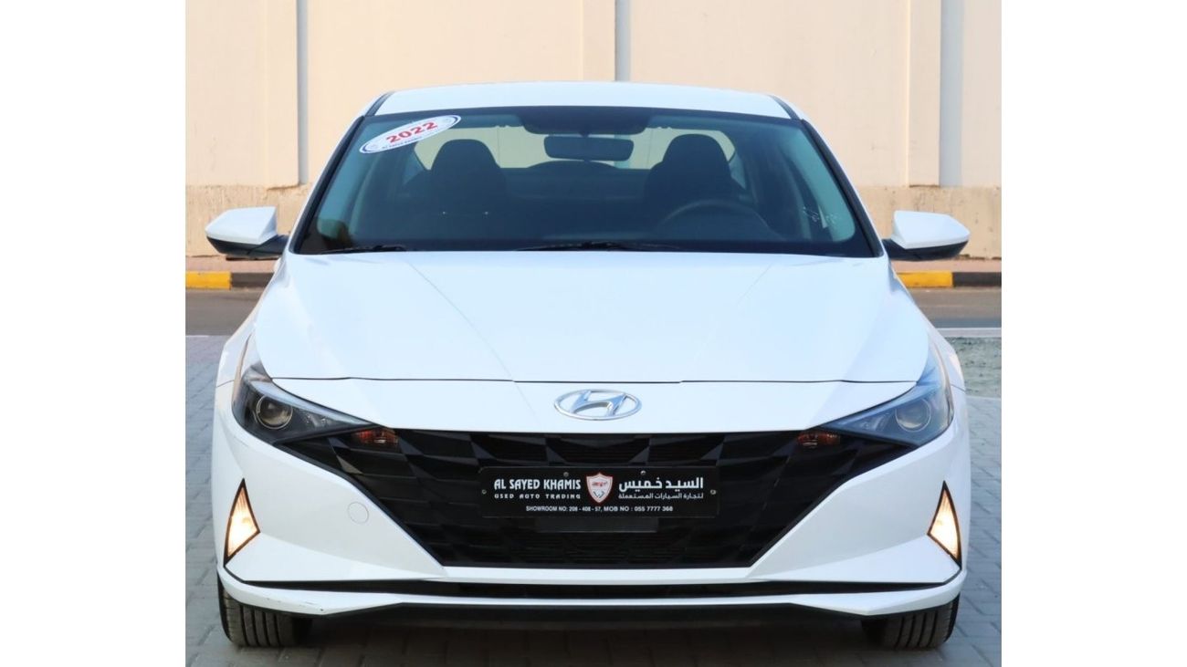 هيونداي إلانترا GL هيونداي ألنترا 2022 خليجي بحالة ممتازة صبغ وكالة بدون حوادث