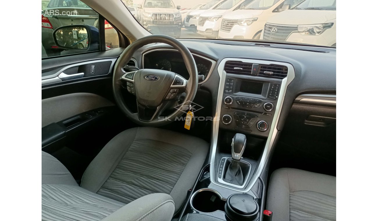فورد فيوجن 2.5L, 16" Rims, LED Headlights, Driver Power Seat, Rear Camera, Fabric Seats, Airbags (LOT # 799)