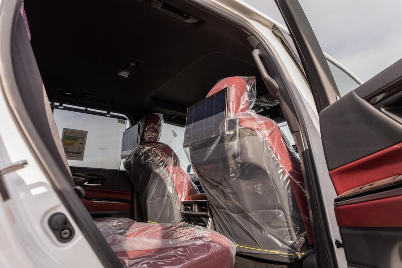 Lexus LX 700h 2025 LEXUS LX700h 3.5L TURBOSPORT HYBRID WHITE / MAROON