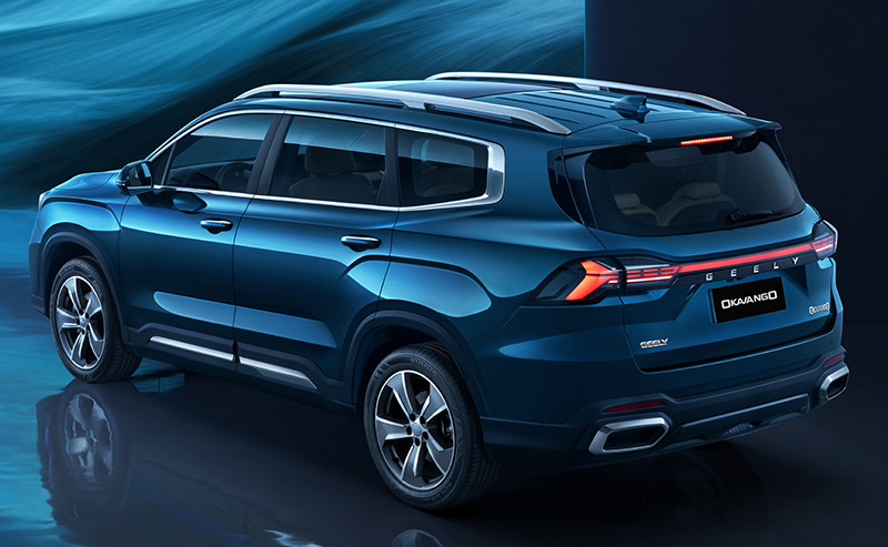 Geely Okavango interior - Rear Left Angled