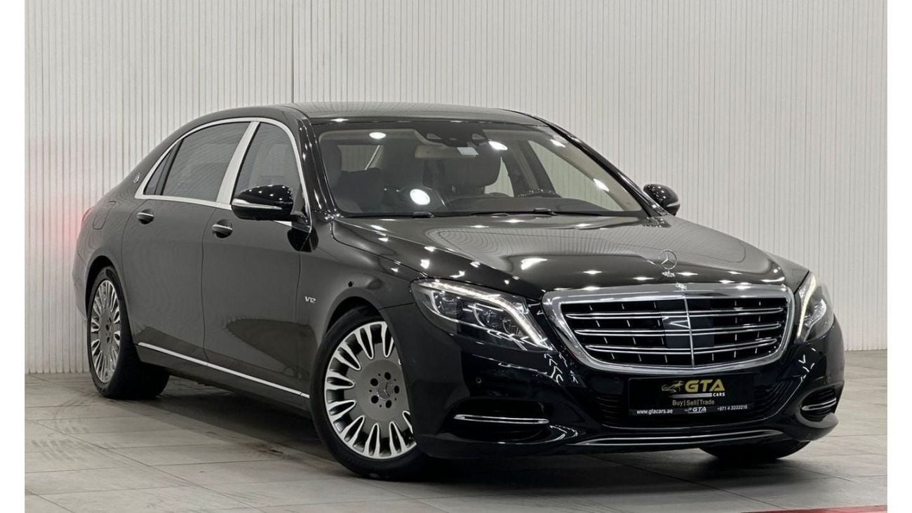 مرسيدس بنز S 600 2016 Mercedes Maybach S600, Dec 2026 GTA Service Pack, Fully Loaded, Low Kms, GCC