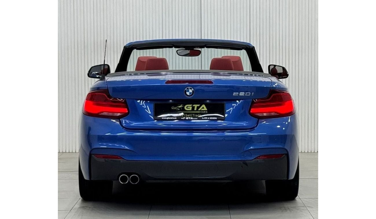 BMW 220i M-Sport 2.0L 2018 BMW 220i M-Sport Convertible, Warranty, Full Service History, Low Kms, GCC
