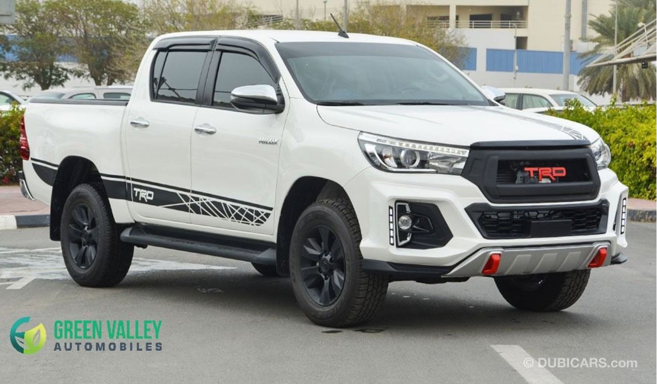 Toyota Hilux Revo TRD 2.8l Diesel Double Cab Pick up Automatic Transmission for Export Only-White & Silver/2019