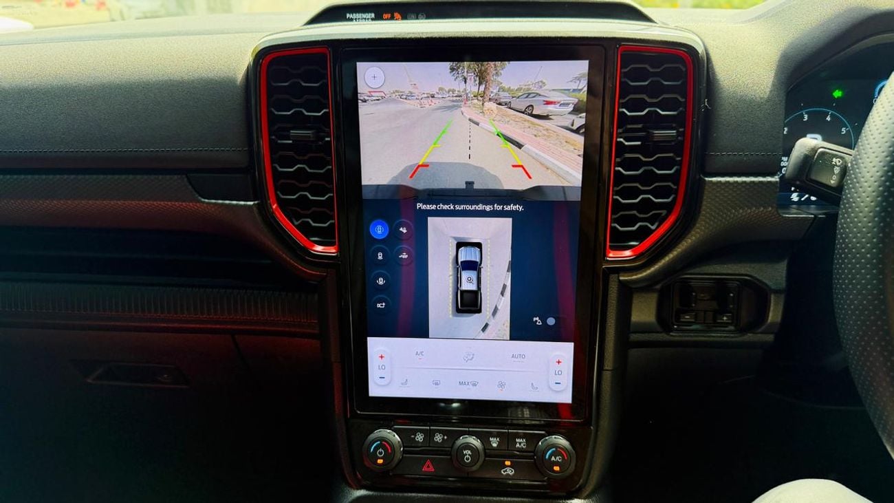 فورد رينجر رابتور 2024 | 3.0L PETROL ENGINE | AT | RHD | 4X4 HEAVY SPORT BAR | TESLA STYLE SCREEN | DIGITAL INSTRUMENT