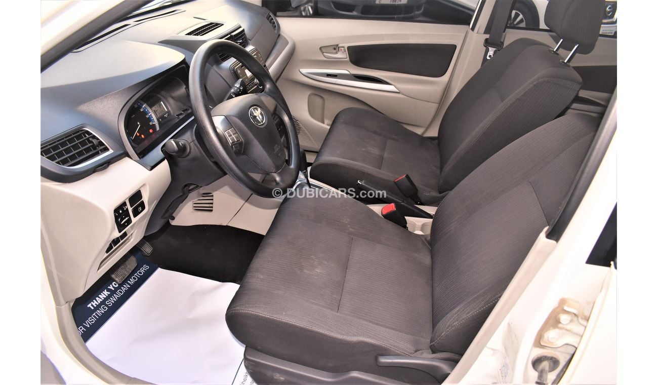 Toyota Avanza 1.5L GLS 5STR VAN 2020 GCC DEALER WARRANTY