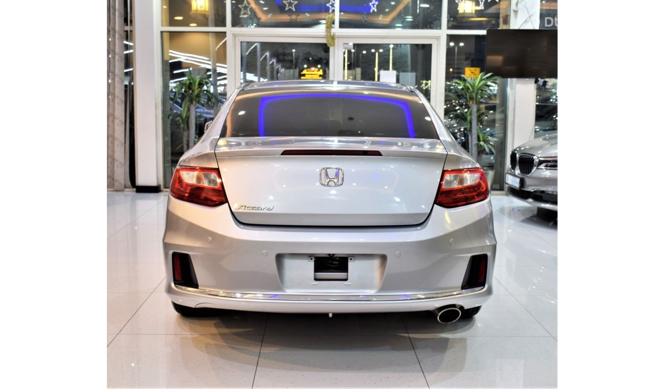 Honda Accord Coupe AED 724 Per Month / 0% D.P | Honda Accord Coupe 2015 Model!! in Silver Color! GCC Specs