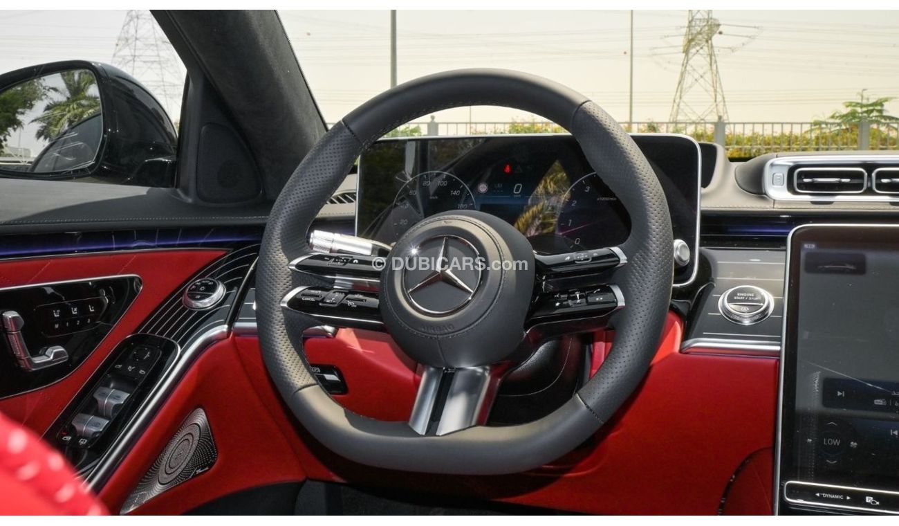 مرسيدس بنز S 580 Mercedes Benz S 580 4Matic V8 | HUD | Pilot Seats Fully Loaded REAR AXLE STEERING | 2024