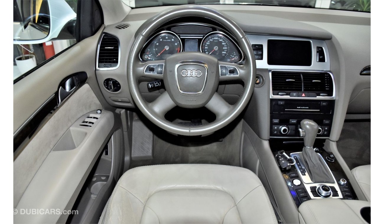 Audi Q7 EXCELLENT DEAL for our Audi Q7 3.6FSi QUATTRO ( 2010 Model ) in White Color GCC Specs