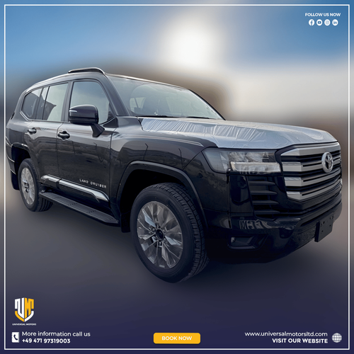 تويوتا لاند كروزر TOYOTA LAND CRUISER AX MID DIESEL-LC300 GX-R V6D 3.3L 10AT-2025