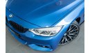 بي أم دبليو 440 2017 BMW 440i M-Sport Estoril Blue / Warranty & Service Package!