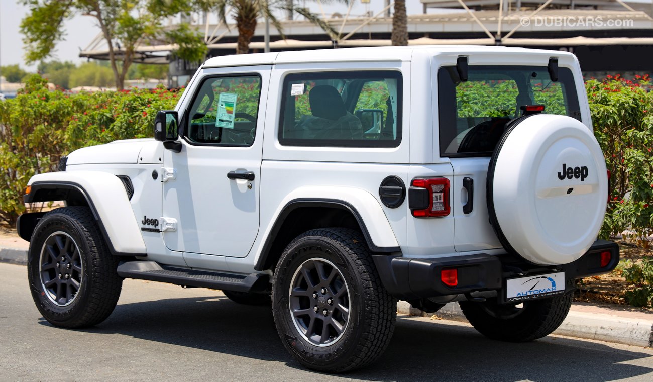 Jeep Wrangler Sahara 80th Anniversary 4X4 V6 3.6L , 2021 , GCC , 0Km , W/3 Yrs or 60K Km WNTY @Official dealer