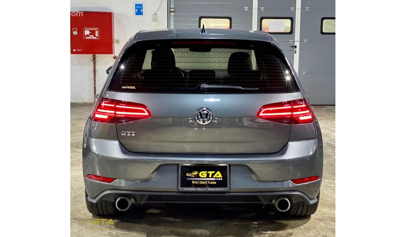 فولكس واجن جولف 2019 Volkswagen Golf GTI, Volkswagen Warranty + Service Contract, Low KMs, GCC