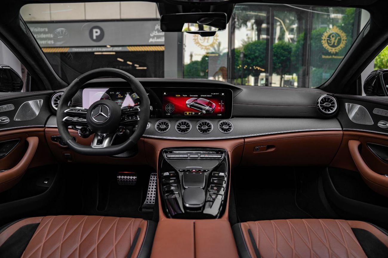 Mercedes Benz AMG GT 53 Night package 2 keys Under warranty and service contract from Gargash