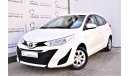 Toyota Yaris AED 1076 PM | 1.3L SE HB GCC DEALER WARRANTY