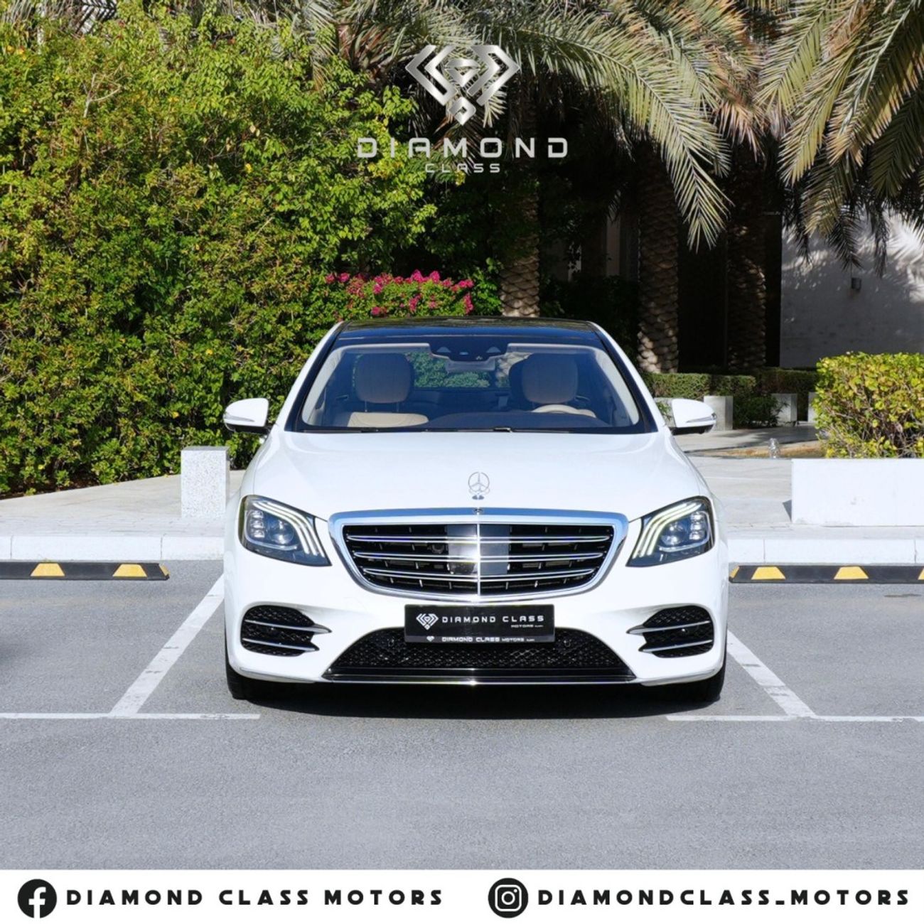 Mercedes-Benz S 560 Exclusive Edition 4.0L Mercedes S560 AMG Full Option  Panoramic  5 Buttons  2018 GCC