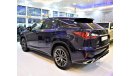 لكزس RX 350 FULL SERVICE HISTORY, AGENCY WARRANTY! AMAZING Lexus RX 350 F-Sport 2017 Model!! in Dark Blue Color!