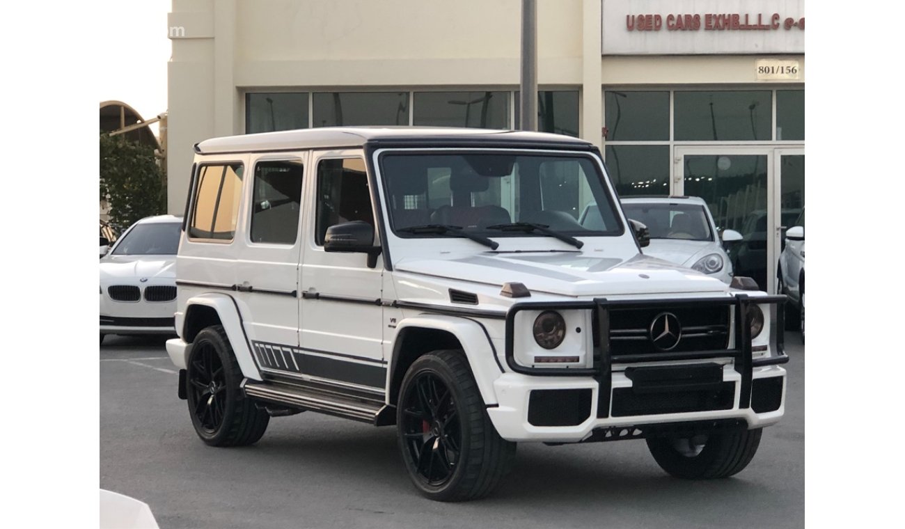 مرسيدس بنز G 63 AMG موديل 2017 خليجي حاله ممتازه من الداخل والخارج كراسي جلد ومثبت سرعه وتحكم كهربي كامل ونظام صوت ممتاز