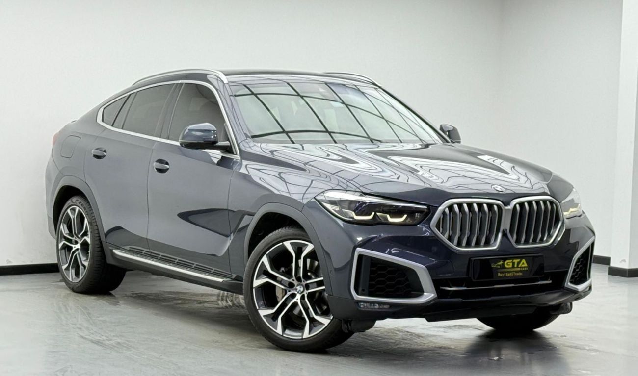 بي أم دبليو X6 40i xLine 3.0L 2021 BMW X6 xDrive40i xLine, 2025 BMW Warranty + Service Pack, Full BMW Service Histo