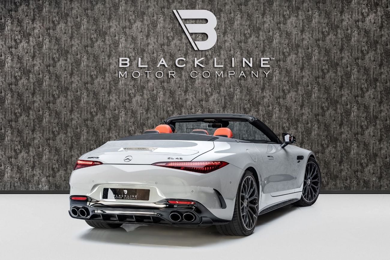 مرسيدس بنز SL 43 AMG رودستر اشترِ الآن، وادفع في عام ٢٠٢٧ | معيار بلاك لاين | ضمان مرسيدس ٢٠٣٠ + عقد خدمة، دول مجلس التعاون الخل