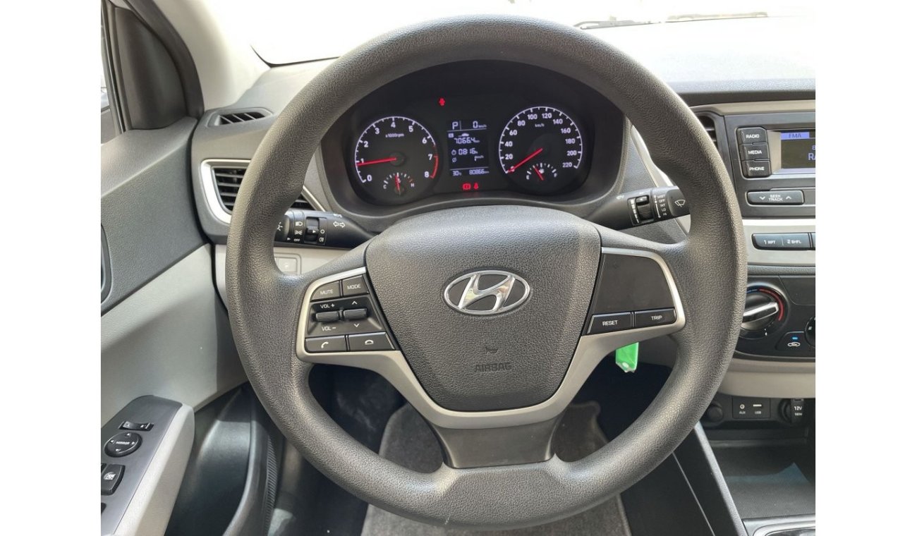 Hyundai Accent 1.6L | GCC | EXCELLENT CONDITION | FREE 2 YEAR WARRANTY | FREE REGISTRATION | 1 YEAR COMPREHENSIVE I