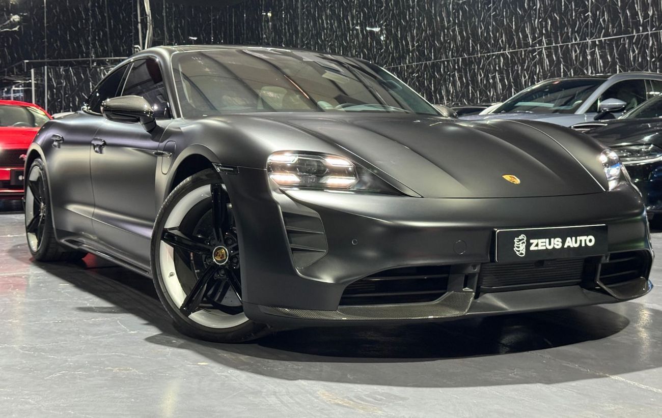 Porsche Taycan Turbo S (761 HP) 2021 Porsche Taycan Turbo S, 2028 Porsche Warranty, Sport Chrono Package, Low Kms,