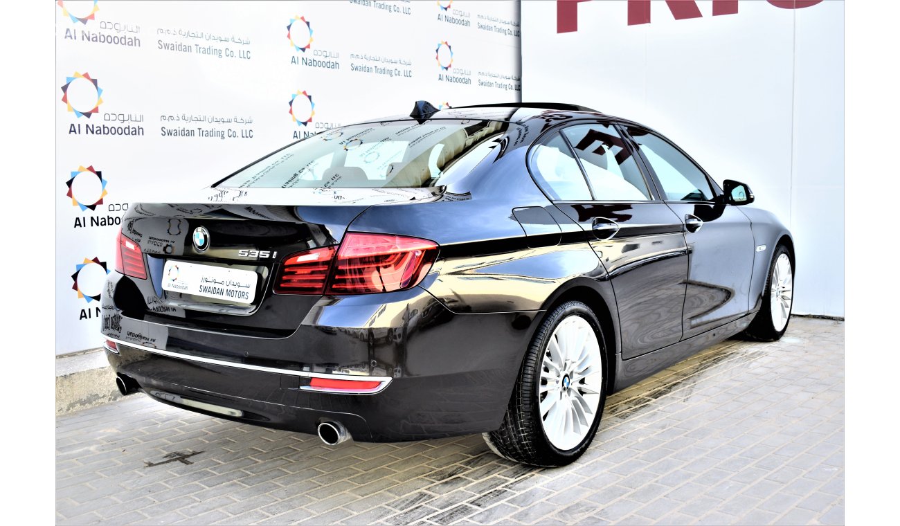 بي أم دبليو 535 I 3.0L V6 LUXURY 2016 GCC SPECS WITH DEALER WARRANTY