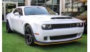 Dodge Challenger RT V8 2018/BIG SCREEN/ORIGINAL AIRBAGS/DEMON SRT WIDE BODY KIT, can not be exported to KSA