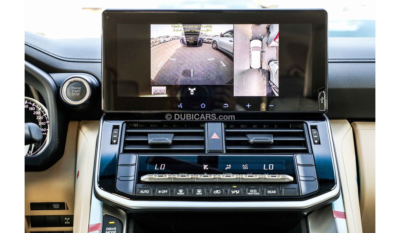 Toyota Land Cruiser 2022 Toyota LC300 3.3 Twin Turbo GXR 20" Alloy Diesel AT - Black inside beige