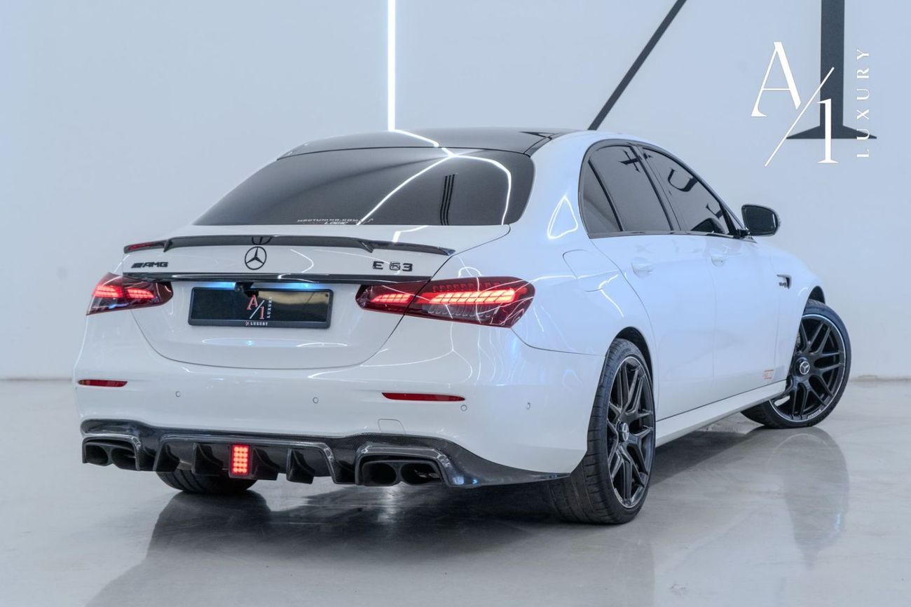 مرسيدس بنز E 63 AMG 2021 Mercedes Benz E63 AMG 4MATIC+, Warranty, Service History, Full Options, Stage 2