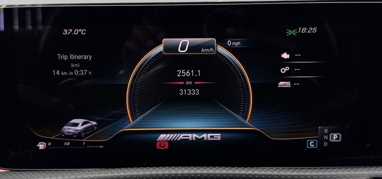 Mercedes Benz CLA35 AMG STD CLA 35 AMG 4Matic | GCC | Original Paint | Gargash Full Service history