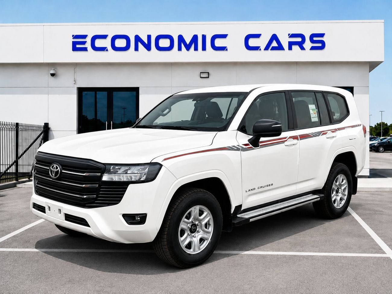 تويوتا لاند كروزر GXR ECTAI0004 - Toyota Land Cruiser GX - 4.0L Petrol Auto - White  - 20226