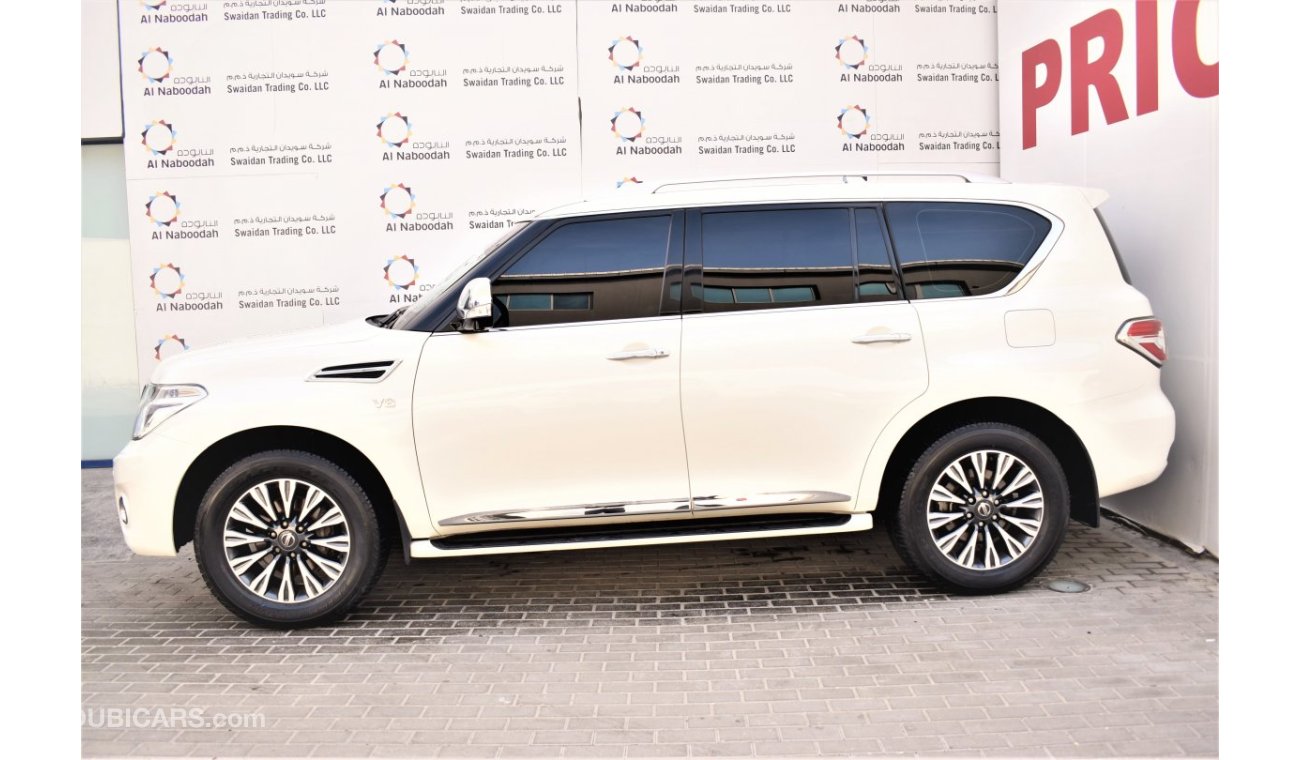 Nissan Patrol AED 3526 PM |  5.6L LE PLATINUM CITY  V8 4WD 2018 GCC DEALER WARRANTY