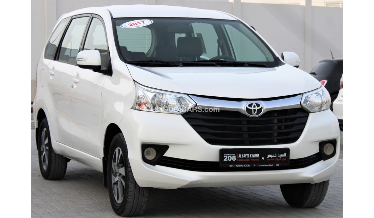 Toyota Avanza SE Toyota Avanza 2017, GCC, in excellent condition, without accidents