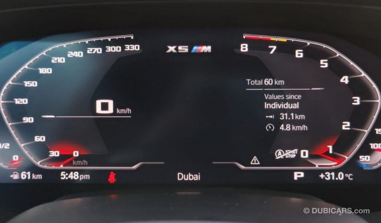 BMW X5M COMPETITION UNDER WARRANTY 2023 GCC