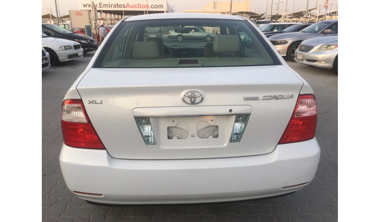 Toyota Corolla 2007 GCC specs 1.3 cc