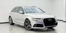Audi RS6 Performance 4.0L 2017 Audi RS6 Performance, Full Audi Service history, GCC