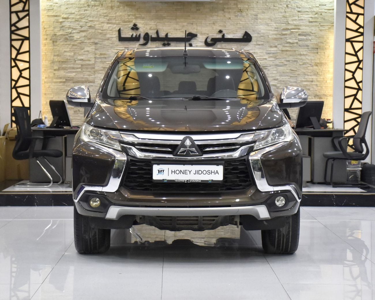 Mitsubishi Montero Sport GLS PREMIUM EXCELLENT DEAL for our Mitsubishi Montero Sport ( 2017 Model ) in Brown Color GCC Specs