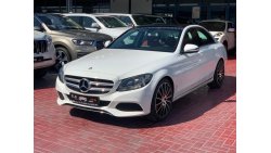 مرسيدس بنز C200 GCC LOW MILEAGE 2017 AGENCY MAINTAINED IN MINT CONDITION WITH BRAND NEW TYRES