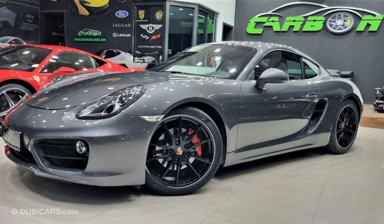 Porsche Cayman S SPECIAL SUMMER OFFER PORSCHE CAYMAN S 2014 GCC IN BEAUTIFUL SHAPE WITH A FULL SERVICE HISTORY FROM P
