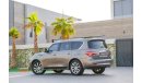 Infiniti QX80 Luxury | 2,351 P.M (4 Years) | 0% Downpayment | Full Option | Immaculate Condition!