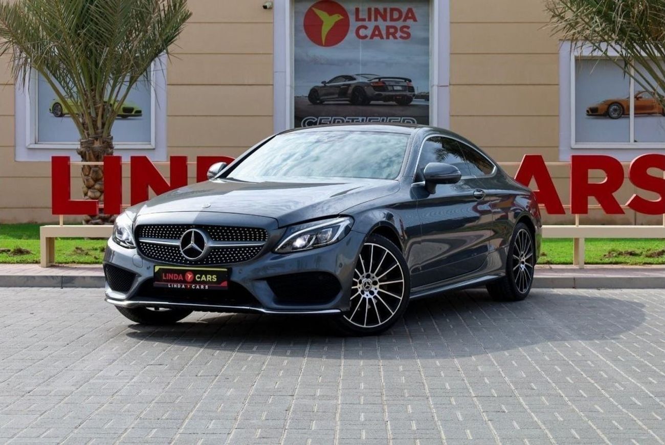 مرسيدس بنز C 200 كوبيه Mercedes-Benz C200 Coupe AMG Pack 2018 GCC under Warranty with Flexible Down-Payment.