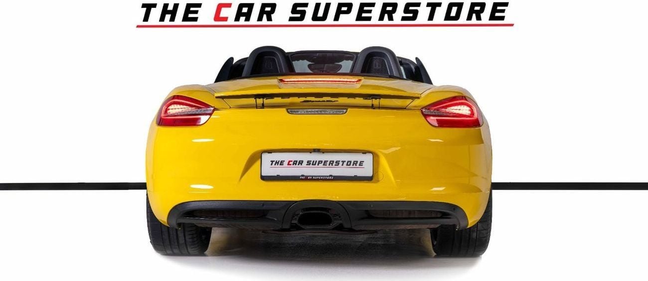 Porsche 718 Boxster Sport Chrono Package-Black Styling Package-Yellow Brake Callipers