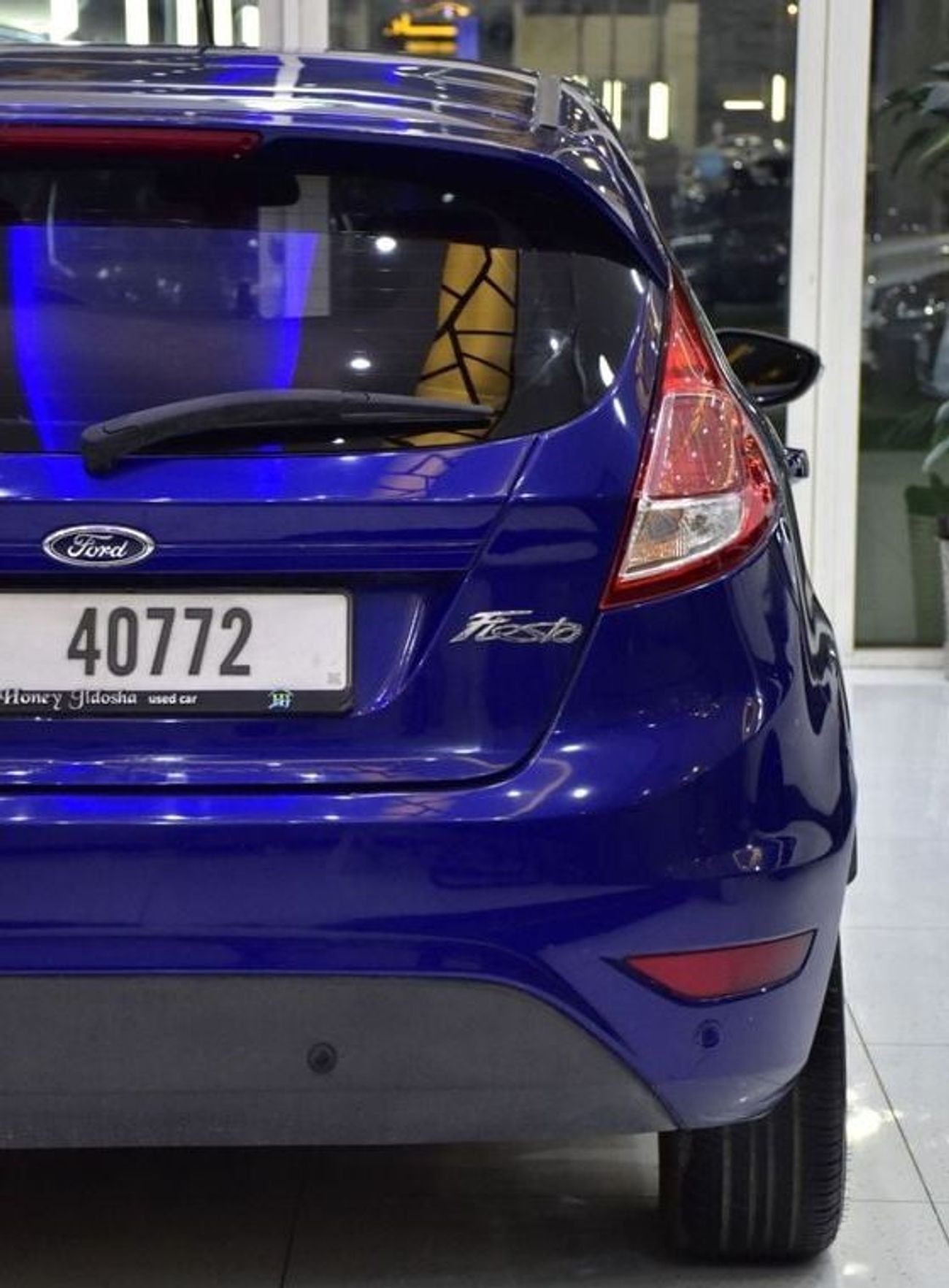فورد فيستا Ford Fiesta ( 2015 Model ) in Blue Color GCC Specs