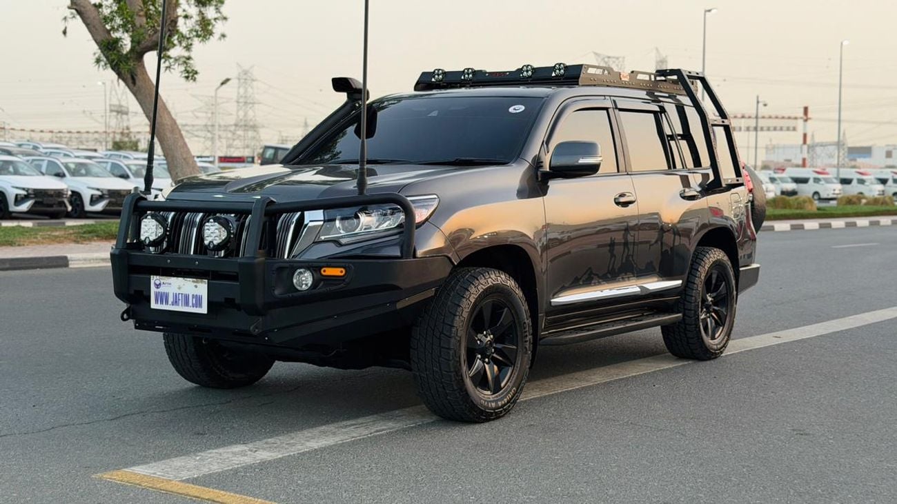 Toyota Prado 2019| 2.8 DIESEL ENGINE | AT | RHD | OFF ROAD MODIFIED | HEABY BULL BAR WITH LED LIGHTS | SIDE LADDE