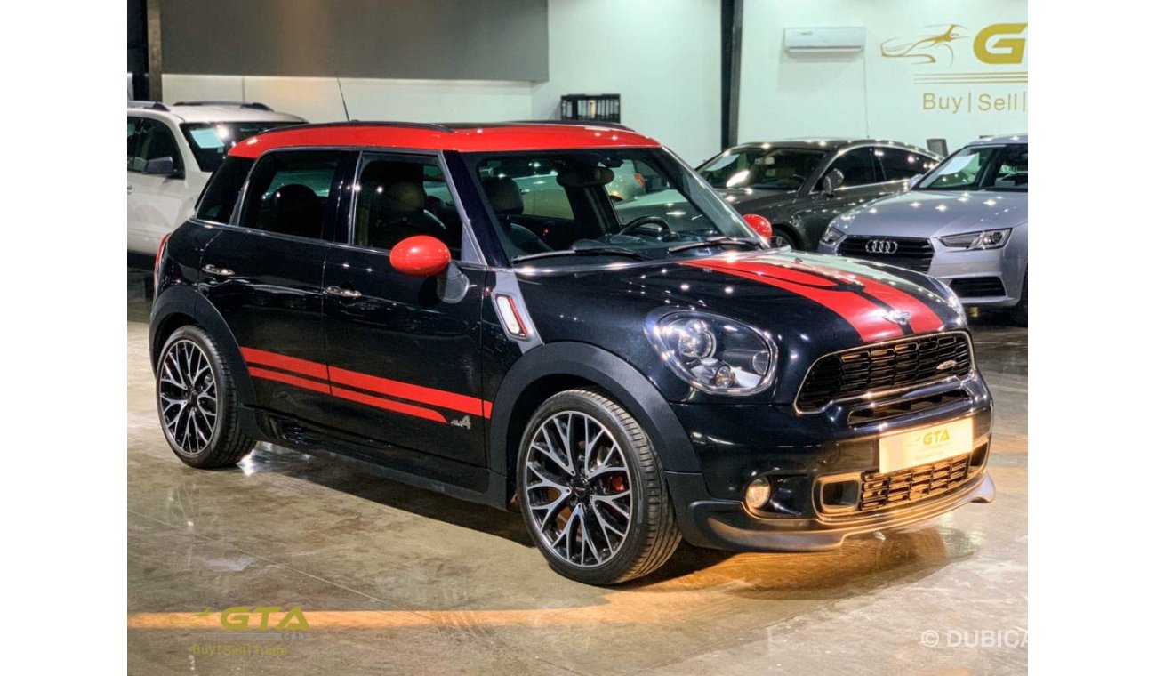 Mini John Cooper Works Countryman 2014 Mini Countryman JCW, Service History, Warranty, GCC