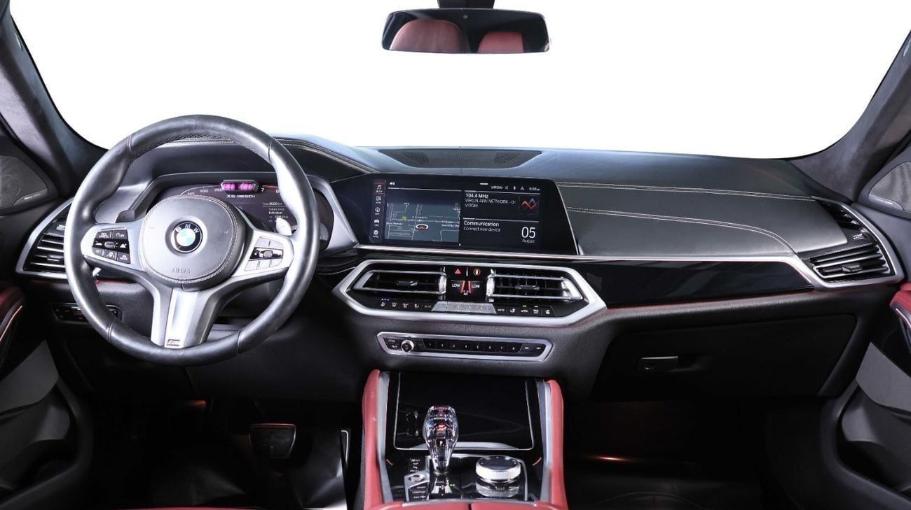 BMW X6 M50i 4.4L GCC-High Specifications-AGMC Warranty Service contract till 09/2026-M Sport Package