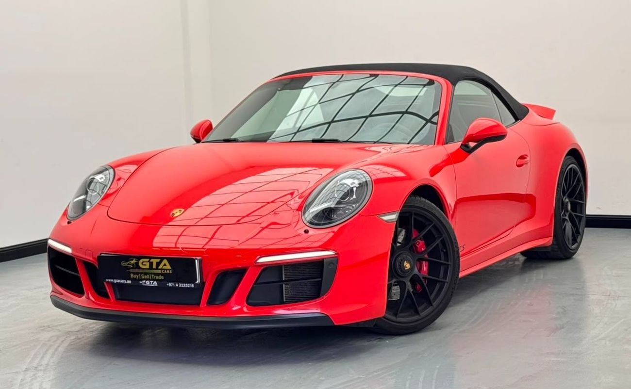 Porsche 911 2018 Porsche 911 Carrera GTS Convertible, Excellent Condition, GCC