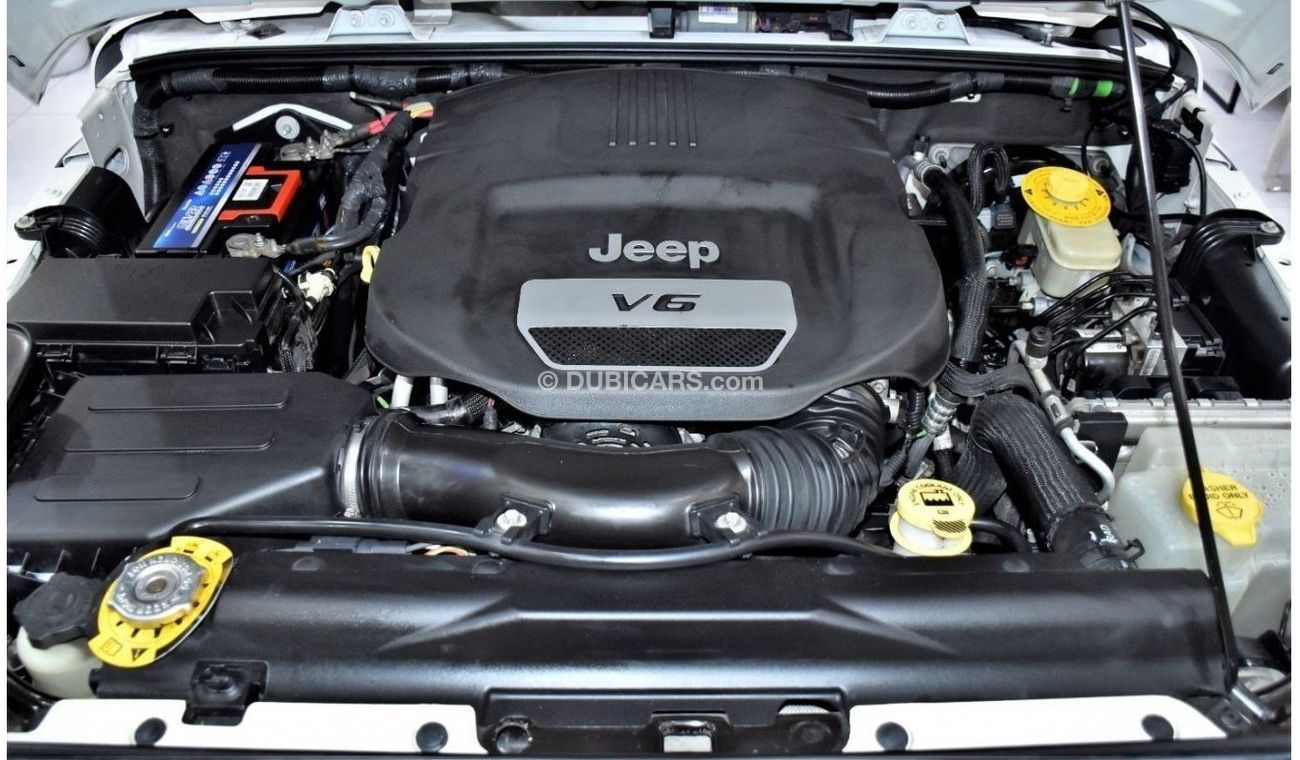 Jeep Wrangler EXCELLENT DEAL for our Jeep Wrangler Unlimited Sport ( 2016 Model ) in White Color GCC Specs