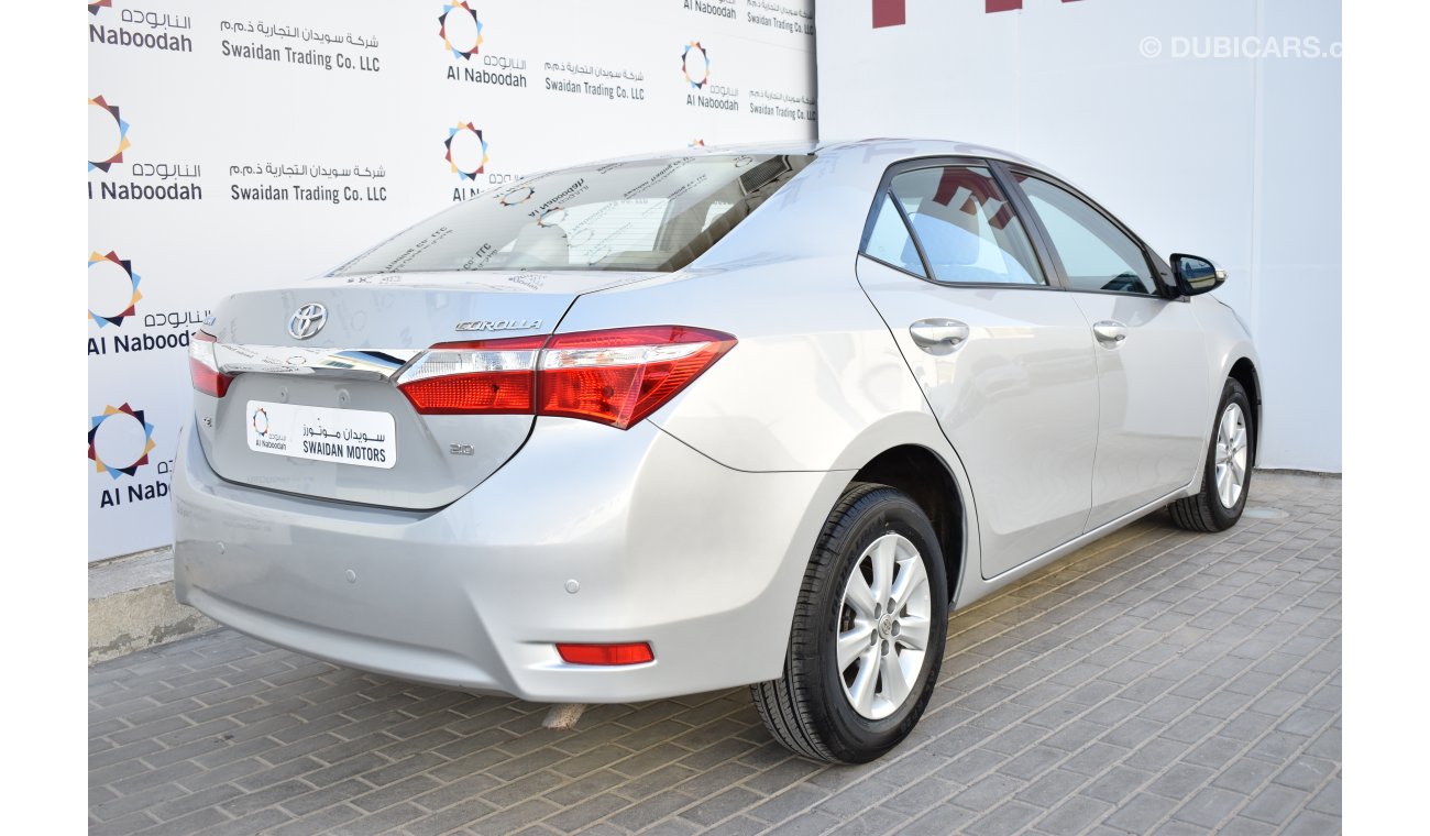 Toyota Corolla 2.0L SE 2016 GCC WITH DEALER WARRANTY